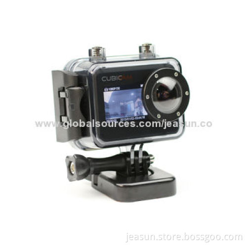 Mini Fifty Meters Waterproof 1.080P Full HD Wearable Cycling Helmet Camera